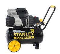 Stanley Sil Air 244/24 - Compresor de aire eléctrico monofásico silencioso, sin aceite - Motor 1.5 HP - 24 L