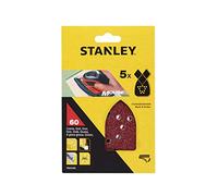 Stanley Hojas de lija STA31039-XJ Grano 60 – 5 hojas