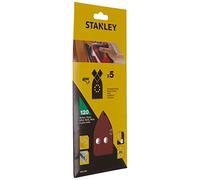 Stanley Hojas de lija para multilijadoras STA31447-XJ Grano 120 Pack 5 Madera, pintura y metal