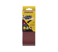 Stanley Bandas de lija STA33066-XJ 65x410mm Grano 60 – 3 bandas, larga duración