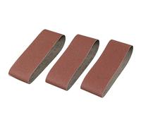 STANLEY STA33196-XJ - 3 Bandas de lija. 75 x 533 mm.Grano 240. Madera, pintura, barniz, yeso, metal y plástico. Larga Duración.