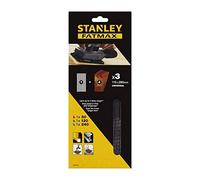 STANLEY STA39017-XJ - 3 hojas de lija malla 1/3 (93x230mm) no velcro. Grano 120