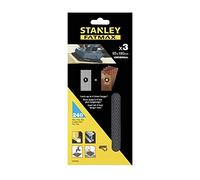 STANLEY STA39042-XJ - 3 hojas de lija de malla 1/3 (93x190mm), con velcro, Grano 240