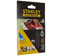 STANLEY STA39132-XJ - 3 hojas de lija de malla para Mouse, con velcro. Grano 240