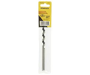 STANLEY STA52095-QZ - Broca helicoidal de acero al carbono para madera ø 10 x 200mm