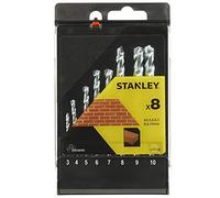 Stanley Cassette de 8 brocas para piedra STA56040-QZ Ø 3-10 mm