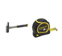 Stanley STHT0-54159 Martillo de Carpintero, Gris, 315g-25mm + STANLEY 1-30-697 Flexometro Tylon 5 metros x 19mm
