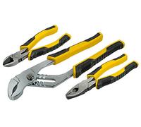 Stanley Juego de alicates STHT0-74471 Control Grip - Universal, corte diagonal y cremallera