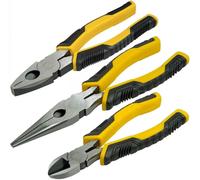 Stanley STHT0-75094 Juego de 3 alicates de corte universales de punta larga