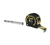 STANLEY STHT1-43111 Nivel Classic magnético, 60 cm + 1-30-657 Flexómetro Tylon 8 m x 25mm