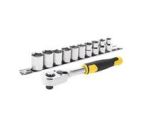 STANLEY STMT82670-0 - Juego de trinquete 3/8" 72 dientes