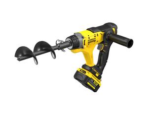 Stanley - Taladro de tierra de 18 V, 1 batería 4,0 Ah Li-Ion, cargador SFMCGA75M1-QW