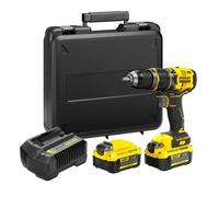 Stanley Taladro percutor AKU SFMCD721M2K-QW 18V 2 baterías de 4,0 Ah Li-ion con cargador