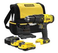 STANLEY Taladro Percutor V20 20V con Portabrocas de Apriete Rápido