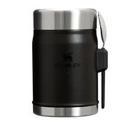 Stanley Fiambrera térmica Classic Legendary 0,4 L con spork — Acero inoxidable, 7 h, Black 2.0
