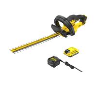 Stanley - Tijeras cortasetos inalámbricas de 18V, hoja de 50 cm, 1 batería de 2,0 Ah Li-Ion, cargador incluido SFMCHT650D1-QW