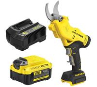 Stanley Podadora inalámbrica SFMCPP32M1 – Poda ramas gruesas, batería 4 Ah, Ø32 mm