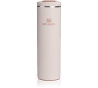 STANLEY Aerolight Transit Taza de Viaje 0.47L - Mantiene 6 Horas Caliente - 8 Horas Fría - Apta para Lavavajillas - Antigoteo - Compatible con Portavasos de Coche - Rose Quartz