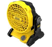 Stanley Fatmax Ventilador SFMCE001B-XJ, 3 Velocidades, 1100 m3/h, 8h Autonomía