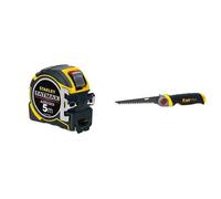 Stanley XTHT0-33671 - Flexómetro AutoLock 5m x 32mm com gancho XL + gancho magnético + FMHT0-20559 - Serrucho FatMax plegable para placa de yeso