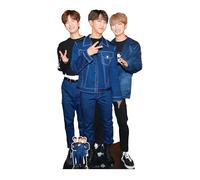 Star Cutouts CS1249 Stray Kids Lee Know, Woojin y Changbin - Recorte de cartón de tamaño Real de 171 cm | Divertida decoración de fanáticos del K-Pop para Habitaciones, Fiestas y Eventos