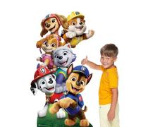 Star Cutouts SC4602 Paw Patrol Group Shot - Cartón Recortado de 164 cm de Altura, Ideal para temática de Patrulla Canina, Fiestas, cumpleaños y fanáticos, decoración de Habitaciones y Eventos