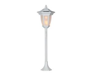 Star Flame - Varilla solar (plástico, 15,5 x 63 cm), color blanco