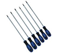 Star - Juego de destornilladores Torx T10-T30, longitud total 260 mm, 6 unidades