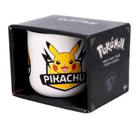 STAR- Taza cerámica, PIKACHU, POKEMÓN, 325 ml, taza en caja de regalo, Taza de cerámica en caja regalo de PIKACHU, POKEMÓN