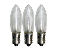 Star Trading 3 Bombillas de repuesto E10 universal-LED exterior 0.2W 2100K no regulable