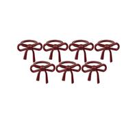 Star Trading Arandela para vela Rosett Rojo. 7-pack