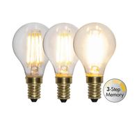 STAR TRADING Bombilla LED E14 4W Soft Glow 2.100K dim 3 pasos EC:EPREL:620555