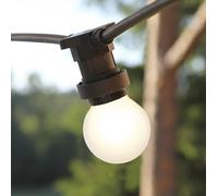 STAR TRADING Bombilla LED E27 G45 para guirnaldas de luces, blanco 2.700K