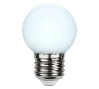 STAR TRADING Bombilla LED E27 G45 para guirnaldas de luces, blanco 6.500K