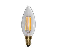STAR TRADING Bombilla LED Soft Glow E27 tipo vela, 250 lm, 3,2 W, 2100 K, atenuable. EC:EPREL:2438517