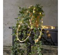 STAR TRADING Cadena de luces Jutta Juteseil con pilas 40 LED