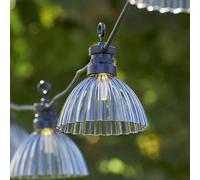 STAR TRADING Cadena de luces LED Circus Shade 12 pantallas gris