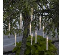 STAR TRADING Cadena LED solar Bubbly 10 luces blanco cálido