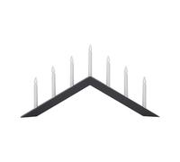 Star Trading Candelabro Arrow 36 cm gris
