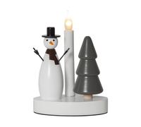 Star Trading Candelabro Christmas Joy Muñeco de nieve