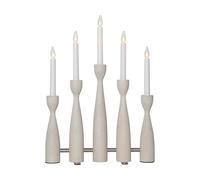 Star Trading Candelabro de Adviento Midja 2.0 Blanco lacado