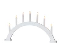 Star Trading Candelabro de Adviento Trapp arco blanco
