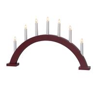 Star Trading Candelabro de Adviento Trapp arco rojo