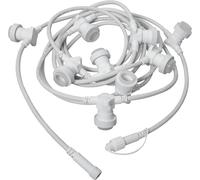 Star Trading Connecta, Guirnalda decorativa de luces, Blanca, IP44, 10 bombillas, Corriente alterna, 230 V