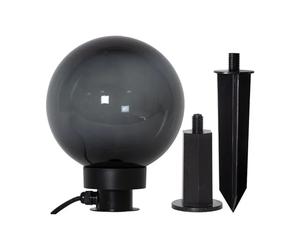 Star Trading Decoración exterior Orby 24 cm Negro
