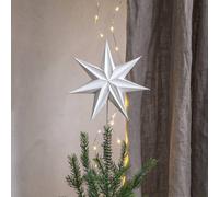 STAR TRADING Estrella papel copa árbol Isa blanco espiral metal