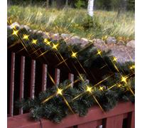 STAR TRADING Guirnalda Ottawa, imit. abeto, 2,7 m, LED blanco