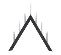 Star Trading Portavelas de Adviento Arrow 64.5 cm gris
