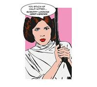Star Wars Classic Comic Quote Leia - Tamaño: 50 x 70 cm - Comar - Póster (enmarcado sin marco)