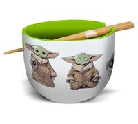 Star wars - cuenco de ramen grogu con palillos (the mandalorian)
